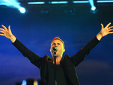 Gary Barlow performs on stage at the BBC Radio 2 Live in Hyde Park Festival in London