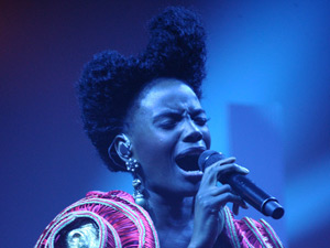 The Noisettes perform at the Rimmel London party