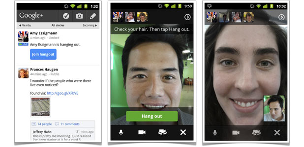 Google+ screenshot