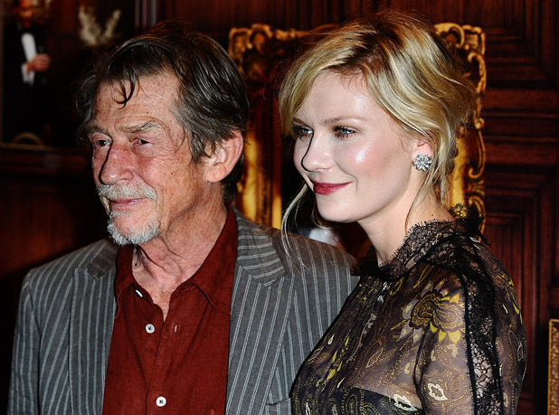 John Hurt and Kirsten Dunst