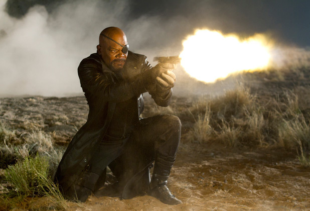 Nick Fury opens fire