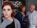 Amy is relieved when Eric and Val explain that adopting her is not the best way