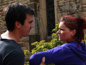 Cain warns Amy to stay away from Belle