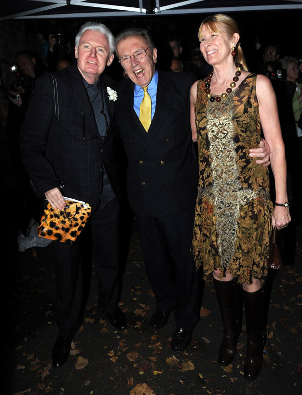 David Frost gets into the party spirit