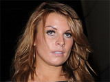 Coleen Rooney arrives at Manchester's MEN Arena to see Rihanna perform