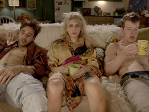 The cast of Threesome