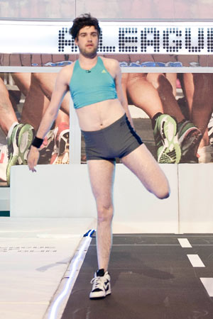 Jack Whitehall speed walks on A League of their Own