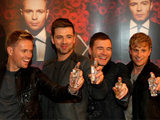 Westlife at the launch of their new perfume 'Westlife X' at a photocall in the Four Seasons Hotel Dublin