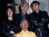 Pauline McLynn, Dermot Morgan, Frank Kelly and Ardal O'Hanlon, the cast from 'Father Ted'