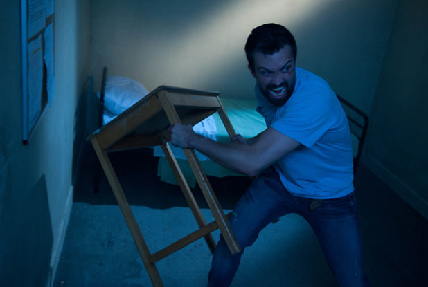 Brendan Brady (Emmett Scanlan) goes beserk behind bars