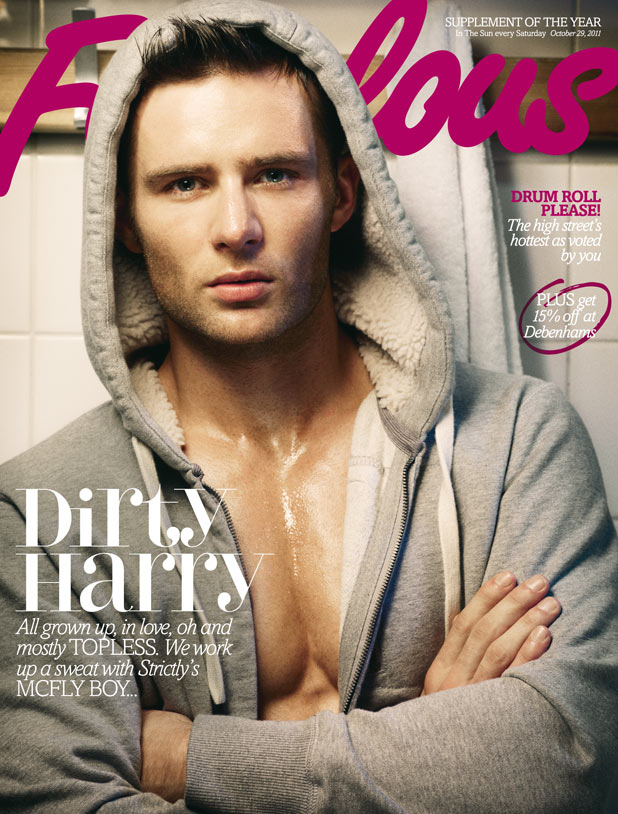 Harry Judd on the cover of Fabulous Magazine