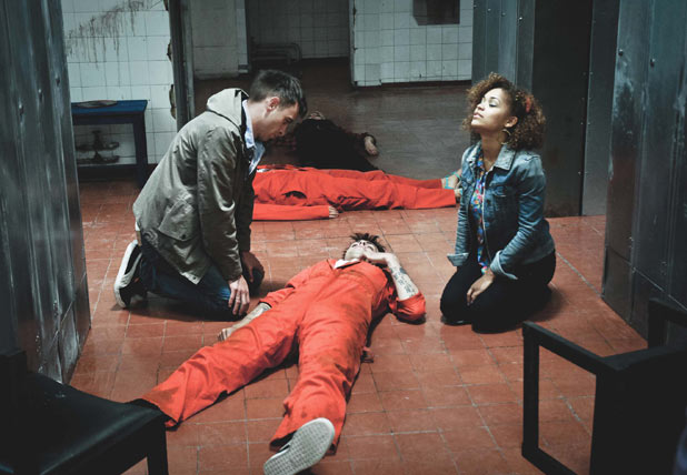 Rudy (Joe Gilgun) and Alisha (Antonia Thomas)