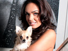 The heiress denies having a spat with the glamour model