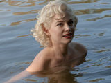 Marilyn goes skinny-dipping in a freezing cold lake