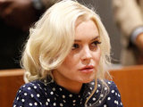 Lindsay Lohan inside the Los Angeles County Superior Court Airport Courthouse