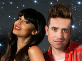 Jameela Jamil and Nick Grimshaw