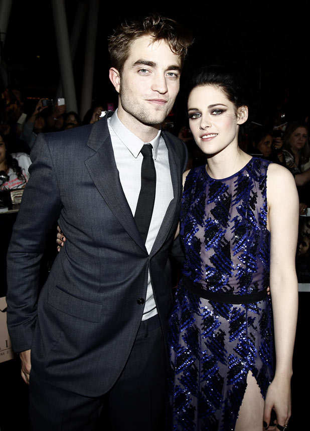 Robert Pattinson with Kristen Stewart