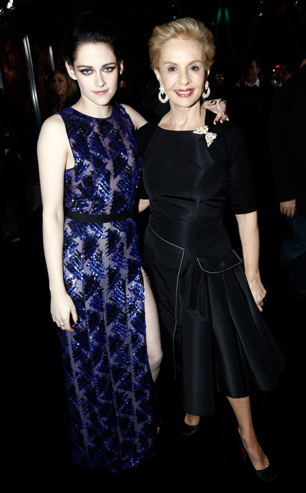 Kristen Stewart with Carolina Herrera