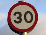 30 MPH Road sign