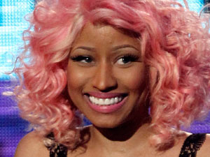 Nicki Minaj is seen onstage at the 39th Annual American Music Awards