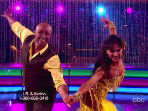 JR Martinez and Karina Smirnoff