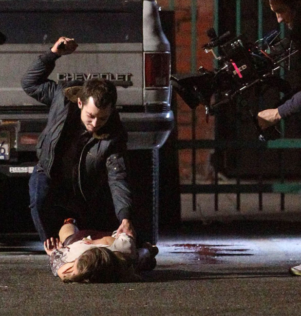 Elijah Wood and Genevieve Alexandra