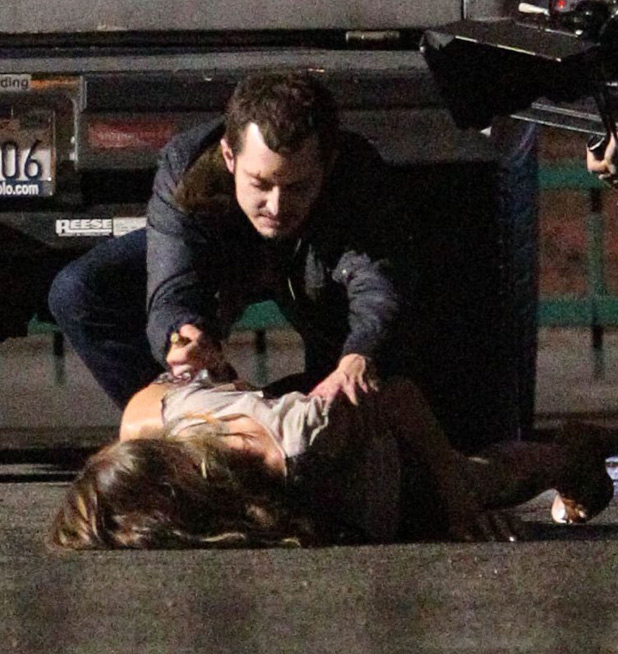 Elijah Wood and Genevieve Alexandra