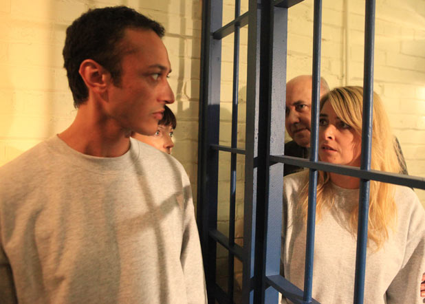 Jai and Charity are arrested under suspicion of Cain's attempted murder