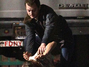 Elijah Wood and Genevieve Alexandra