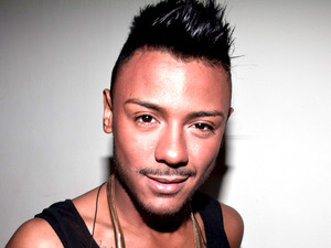 Marcus Collins backstage at the X Factor Rex Features - rexfeatures_1513675a