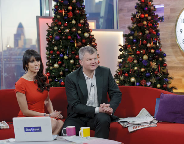 Christine Bleakley and Adrian Chiles on 'Daybreak'