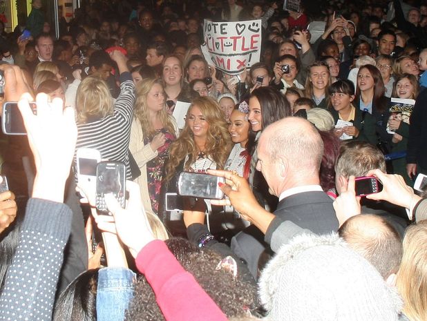 Tulisa Contostavlos and Little Mix visit Liberty Shopping Centre, Romford