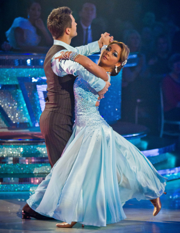 Chelsee and Pasha show off their ballroom