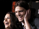 Lea Michele and Ashton Kutcher
New Year's Eve premiere, LA