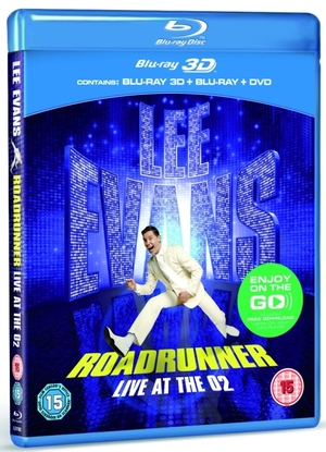 Lee Evans Roadrunner Blu-Ray artwork