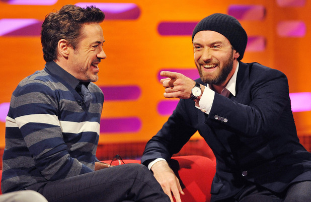 Robert Downey Jr and Jude Law