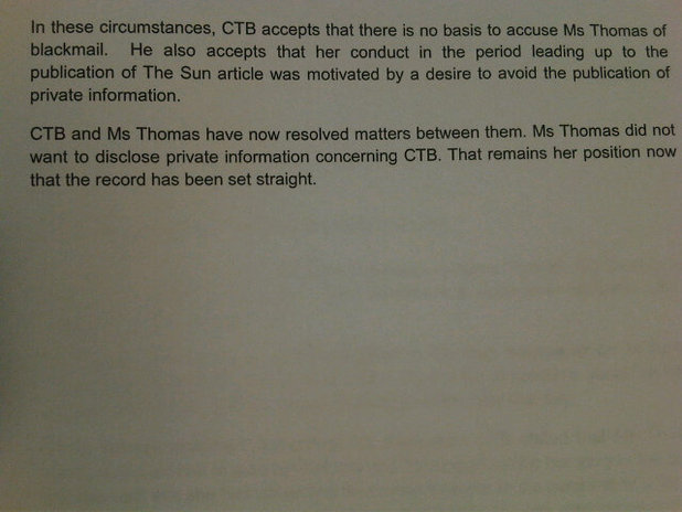 Imogen Thomas Twitter court document
