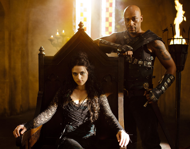 Morgana (Katie McGrath), Helios (Terence Maynard)