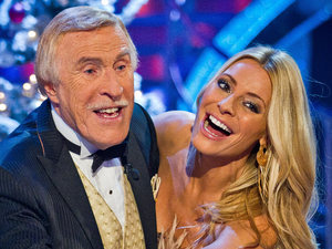 Bruce Forsyth and Tess Daly