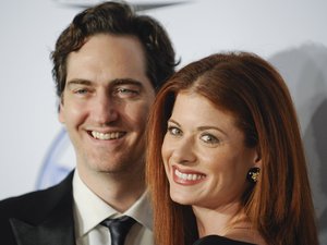 Debra Messing and Daniel Zelman