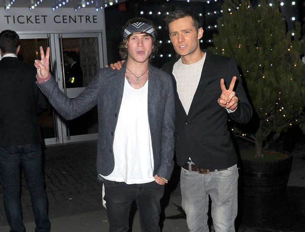 Dougie Poynter and Harry Judd