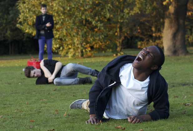 Brendan Brady (Emmett Scanlan) terrorises the sixth formers