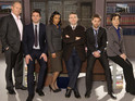 Law & Order UK: PETER DAVIDSON as Henry Sharpe, DOMINIC ROWAN as Jacob Thorne, FREEMA AGYEMAN, BRADLEY WALSH as DS Ronnie Brooks, PAUL NICHOLLS as DS Sam Casey and HARRIET WALTER as DI Natalie Chandler.