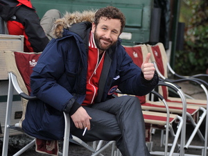 Chris O'Dowd
Film set for the six-part comedy series 'Moone Boy'
Boyle, Ireland