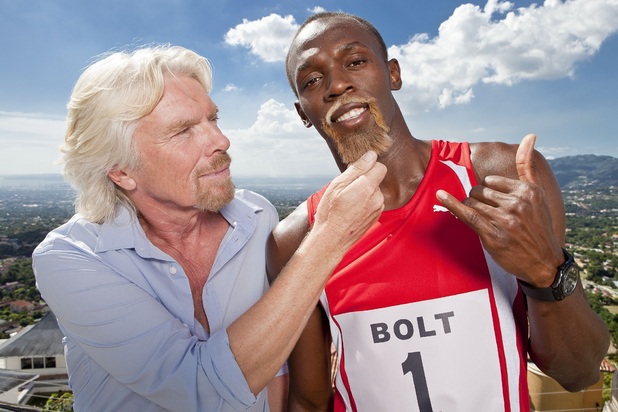 Virgin Media ad campaign featuring Usain Bolt