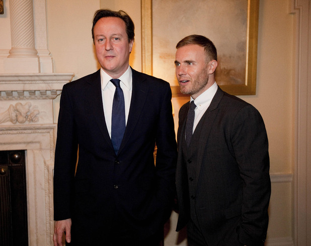 Gary Barlow, David Cameron