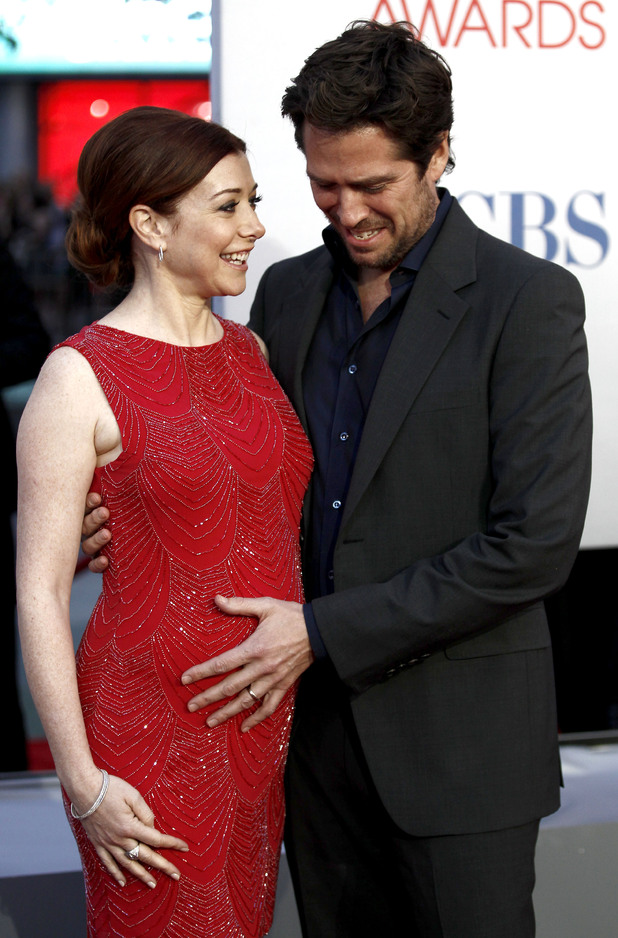 Alyson Hannigan with Alexis Denisof