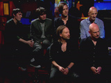 Radiohead
performs on three songs off their new album 'The King of Limbs' on 'Comedy Central's 'Colbert Report.' Thom Yorke and Ed O'Brien also talk with Colbert about global warming