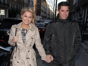 Sam Faiers and boyfriend TJ
arriving at 'Smile' Dentist in Harley Street
London