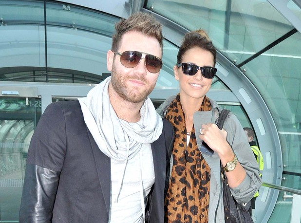 Brian McFadden and Vogue Williams